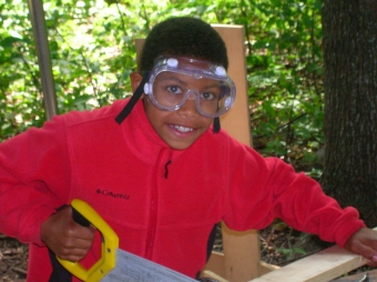 Sawing at woodworking
